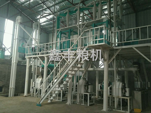 駐馬店30噸面粉機安裝案例